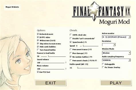 ff9 trainer|Final Fantasy IX (Steam + Moguri Mod Installed).